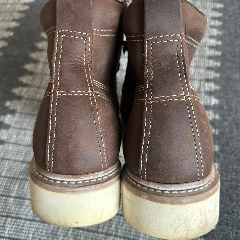 WORN ONCE! Wolverine Men's Loader 6 " Soft Toe Wedge Work Boot - Picture 10 of 11